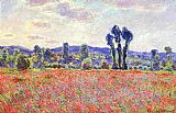 Fields Canvas Paintings - The Fields of Poppies